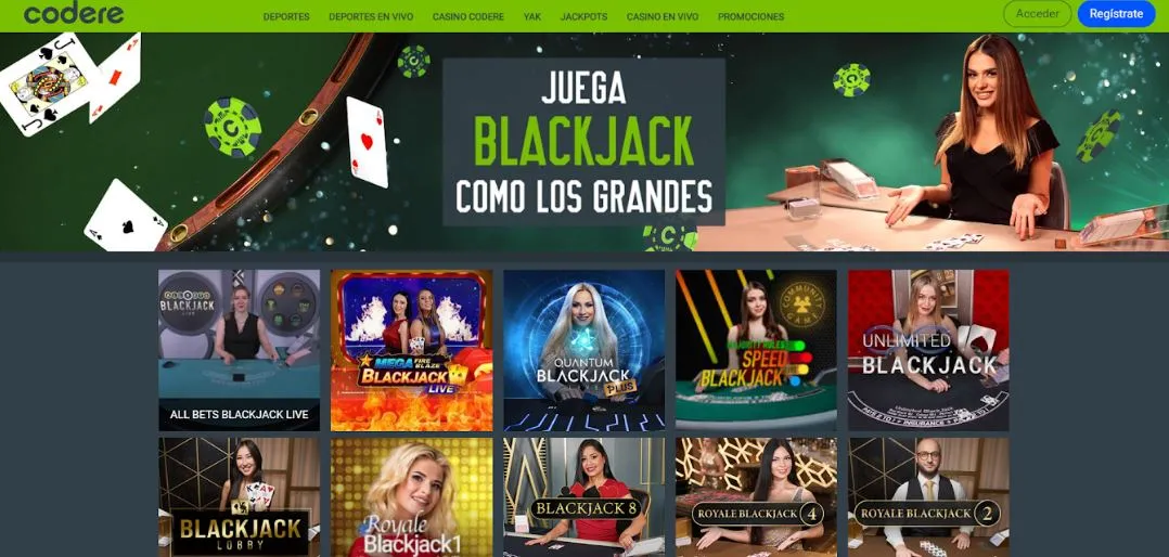 casino blackjack codere colombia