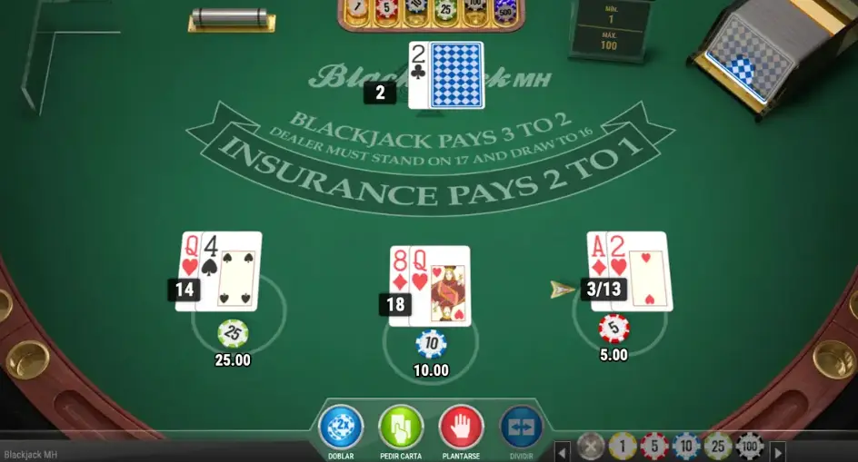 Blackjack demo