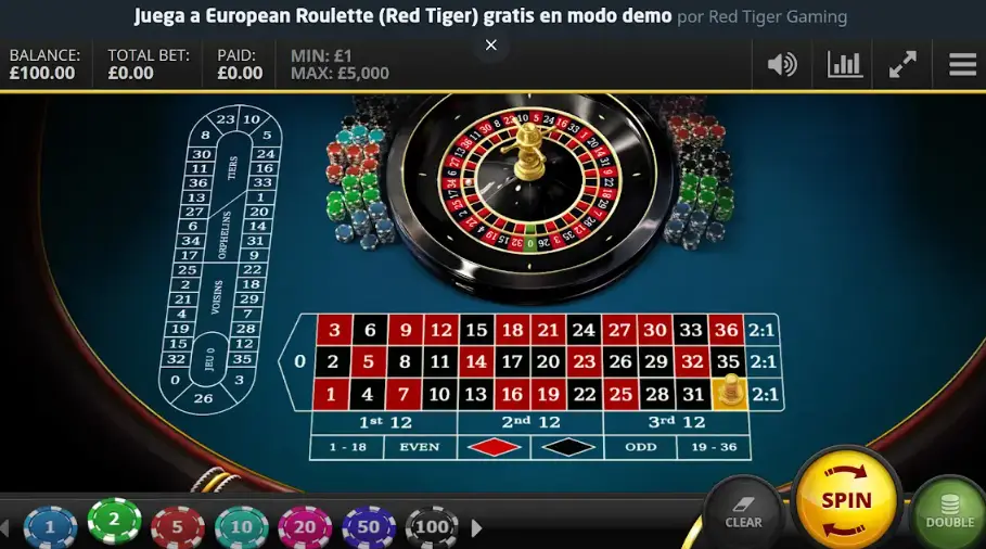 casinos ruleta redtiger