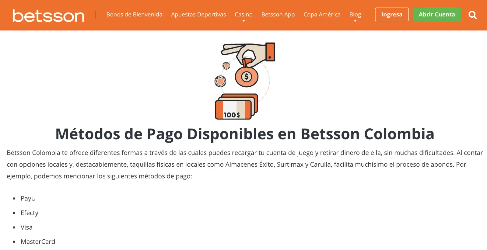 Betsson Visa